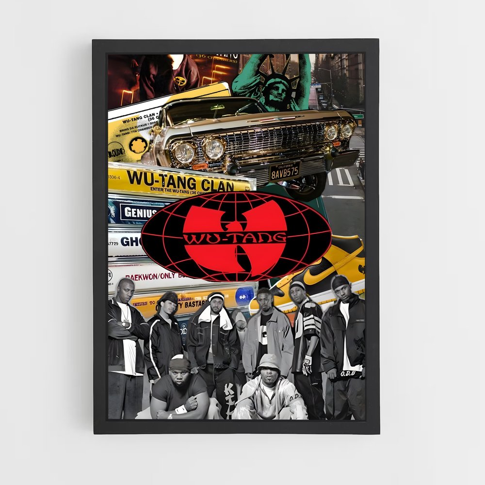ap-wu-tang clan-1 cadre Noir