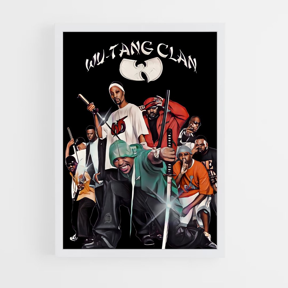 ap-wu-tang clan-3 cadre Blanc