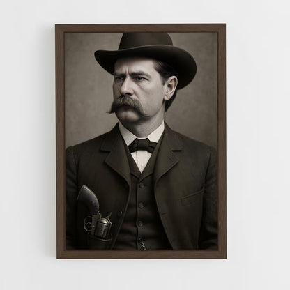 ap-wyatt earp-1 cadre Bois foncé