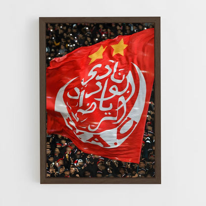 ap-wydad casablanca-3 cadre Bois foncé