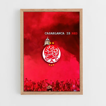 ap-wydad casablanca-9 cadre Bois clair