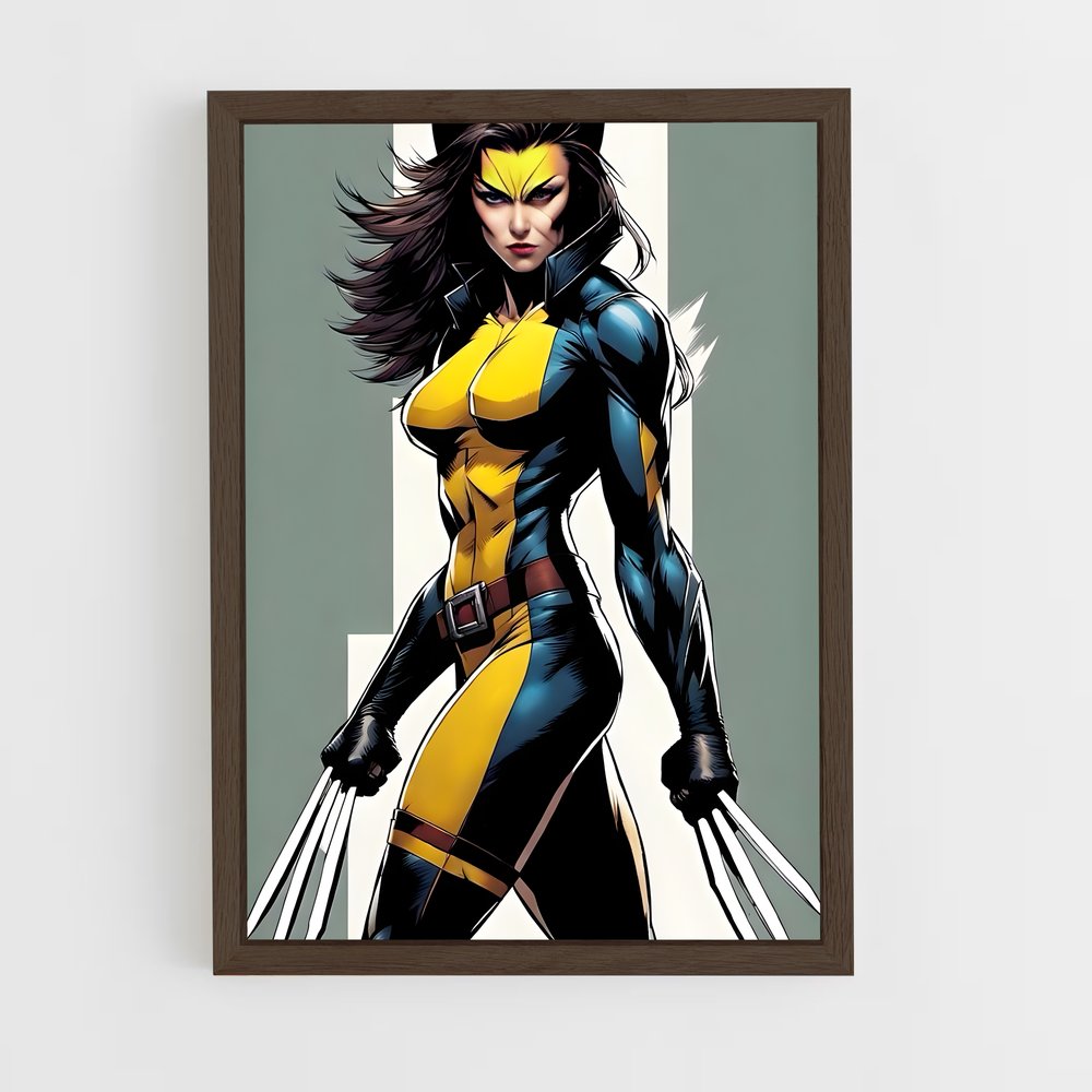 ap-x-23 wolverine-9 cadre Bois foncé