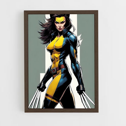 ap-x-23 wolverine-9 cadre Bois foncé