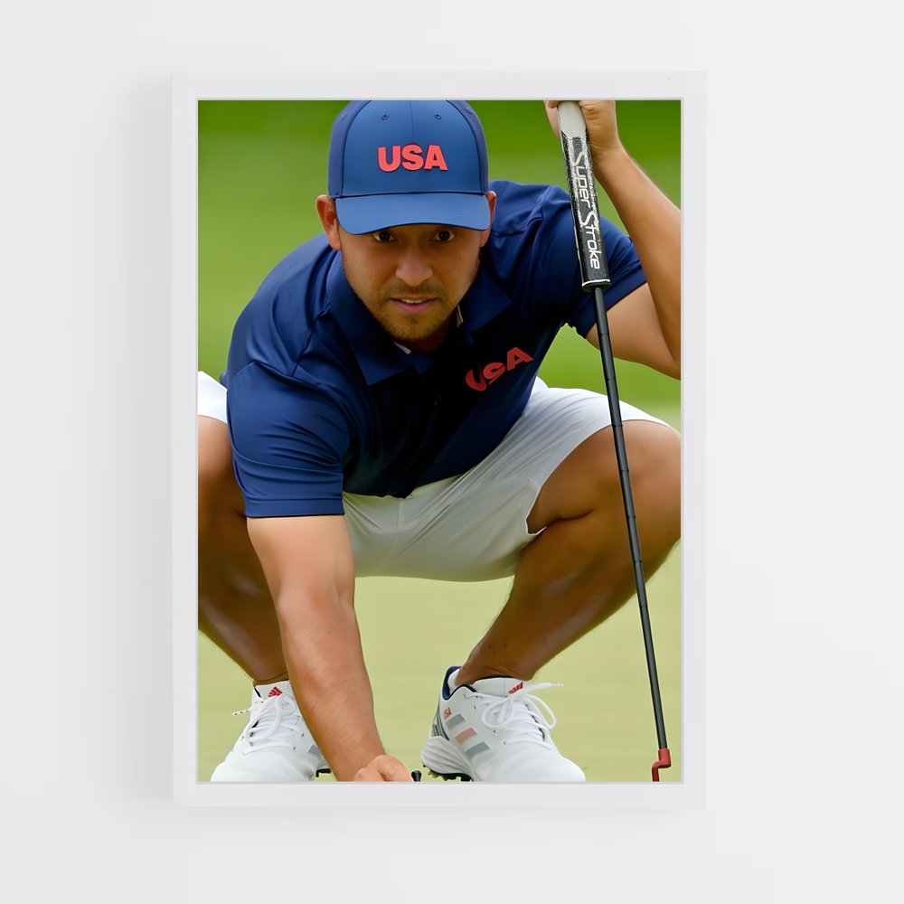 ap-xander schauffele-2 cadre Blanc