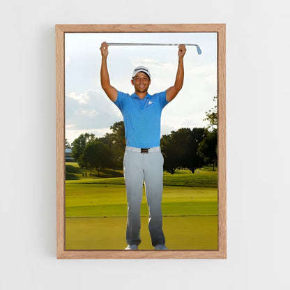 ap-xander schauffele-3 cadre Bois clair
