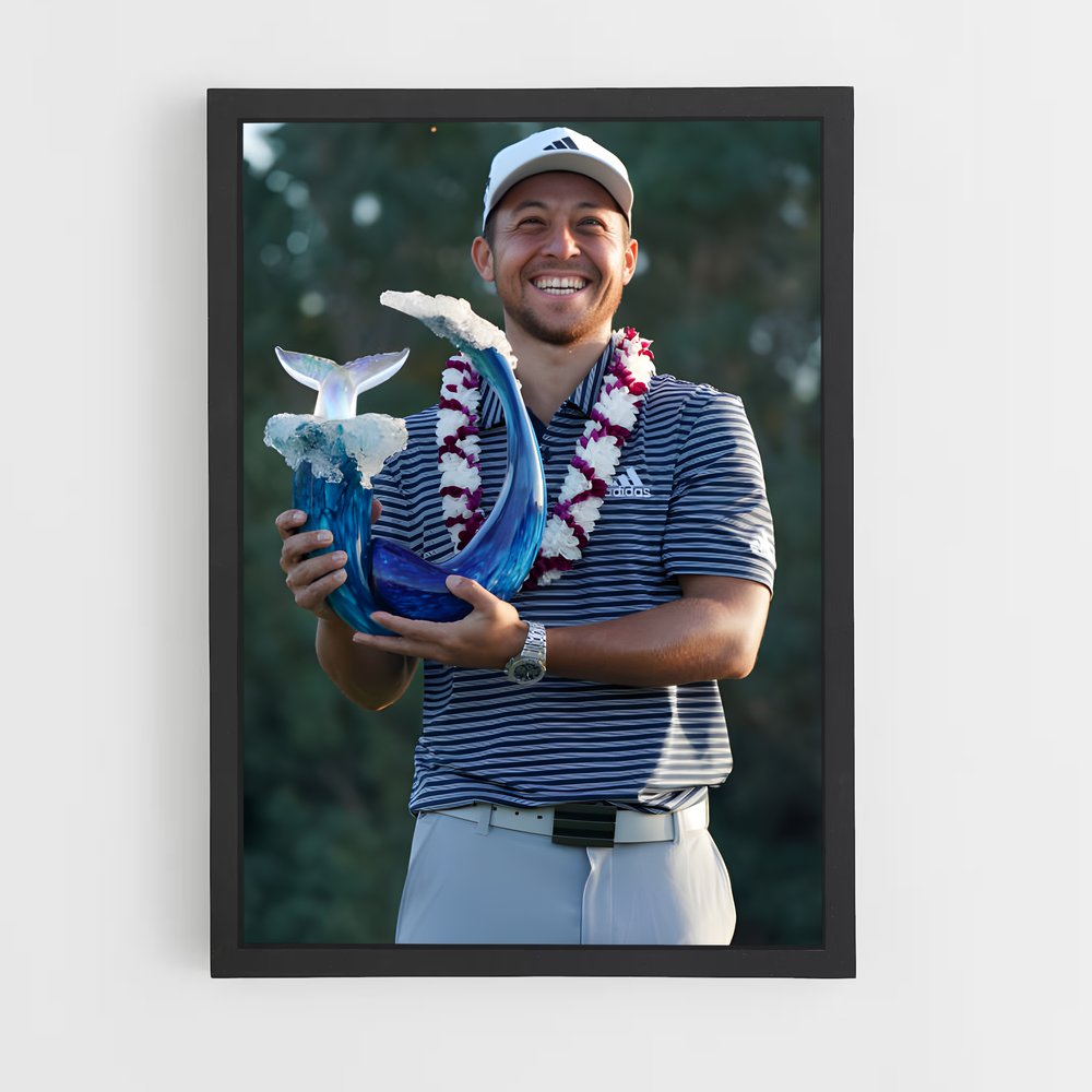 ap-xander schauffele-4 cadre Noir