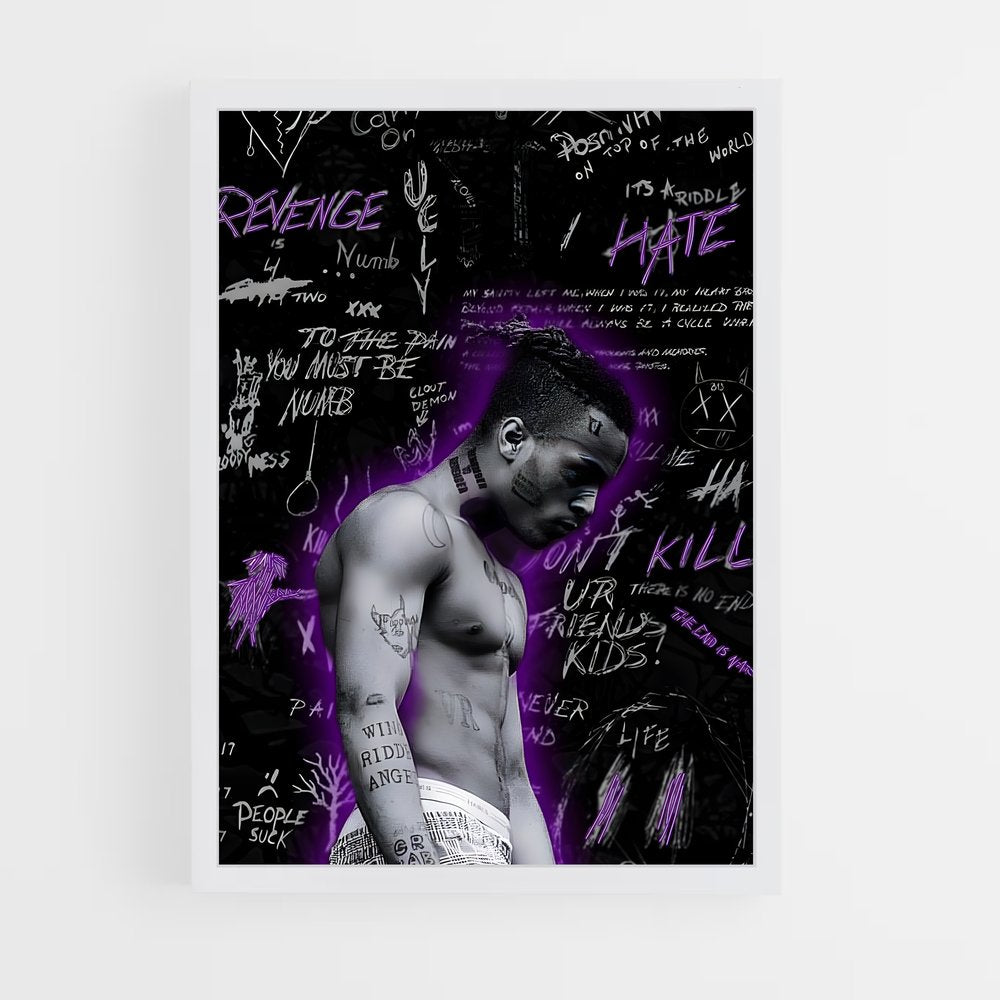 ap-xxxtentacion-2 cadre Blanc