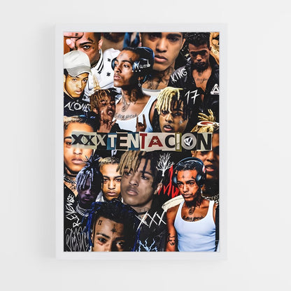 ap-xxxtentacion-3 cadre Blanc