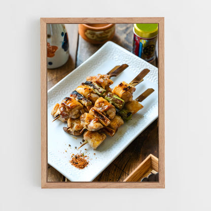 ap-yakitori-4 cadre Bois clair