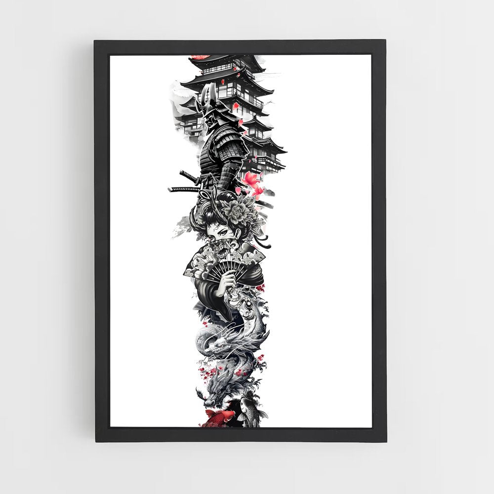 ap-yakuza tattoos-9 cadre Noir