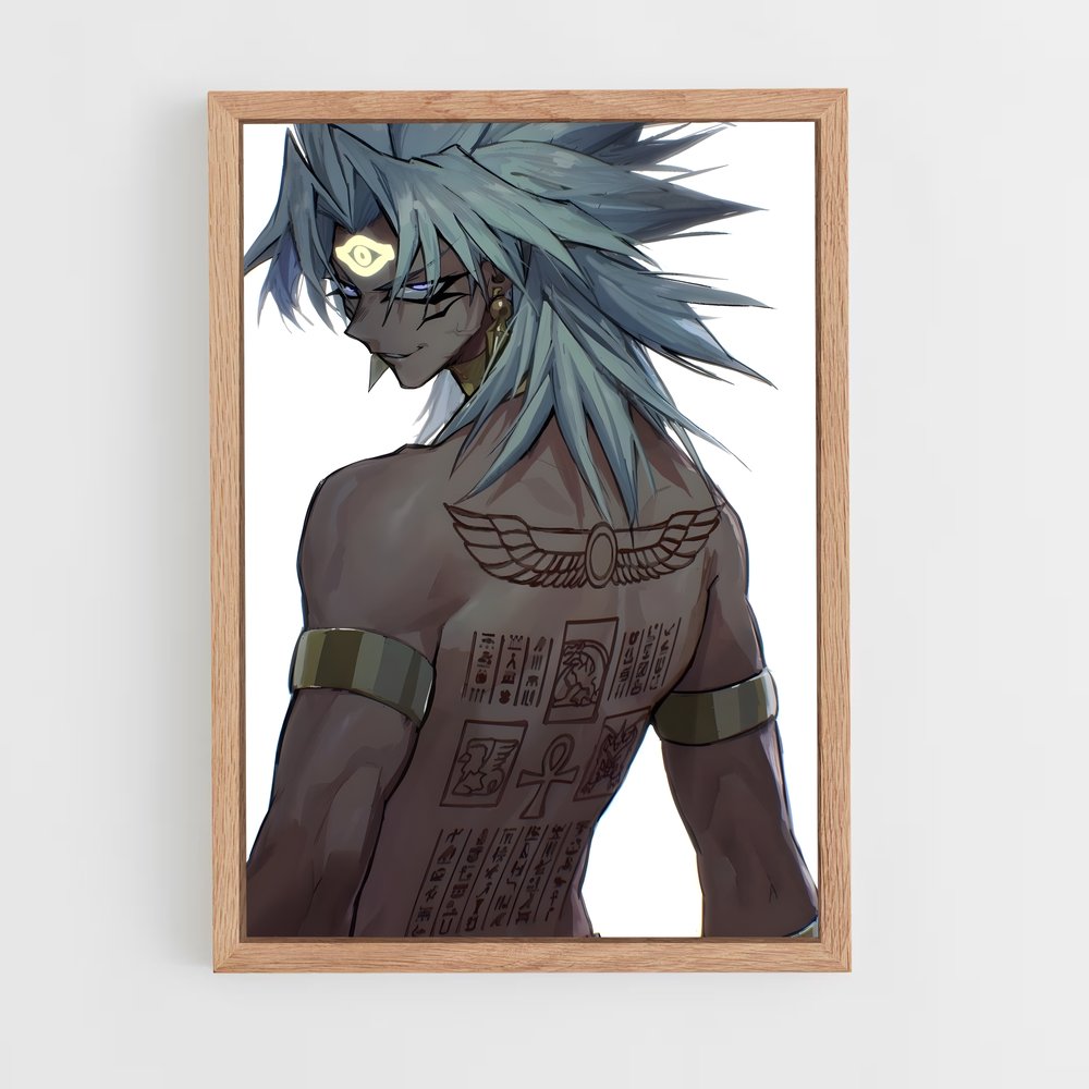 ap-yami yugi-8 cadre Bois clair