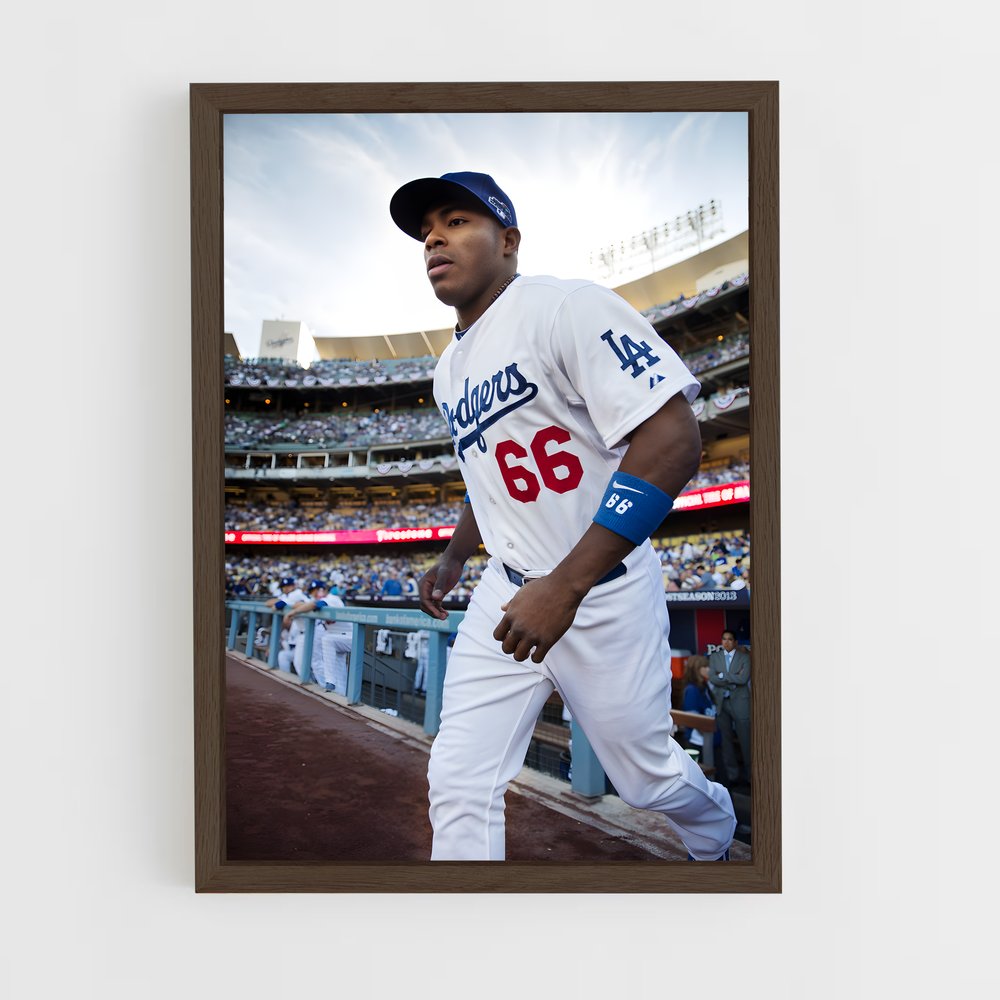 ap-yasiel puig-1 cadre Bois foncé