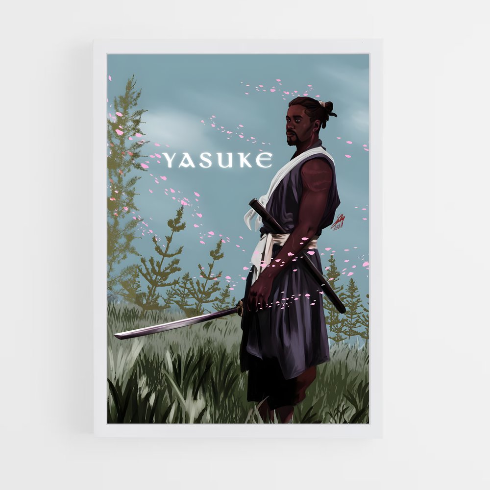 ap-yasuke samurai-4 cadre Blanc