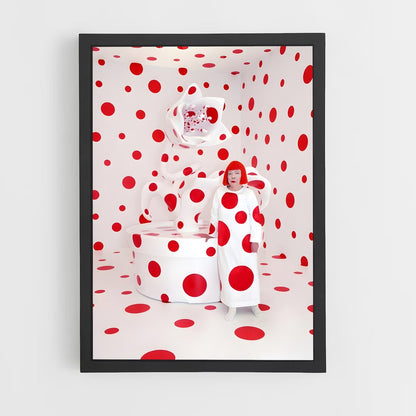 ap-yayoi kusama-5 cadre Noir