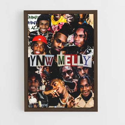 ap-ynw melly-1 cadre Bois foncé