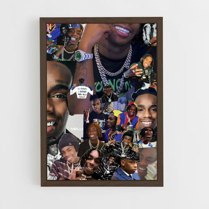 ap-ynw melly-3 cadre Bois foncé