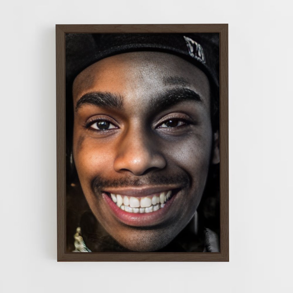 ap-ynw melly-4 cadre Bois foncé
