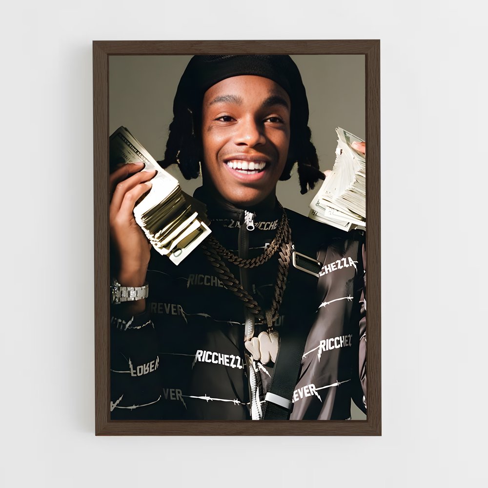 ap-ynw melly-6 cadre Bois foncé