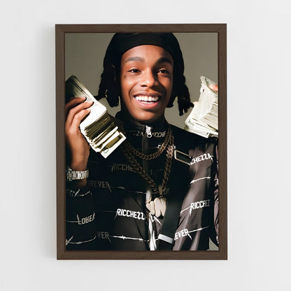 ap-ynw melly-6 cadre Bois foncé