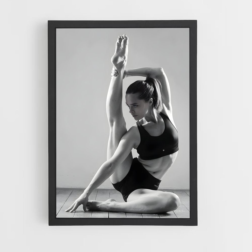 ap-yoga pose-2 cadre Noir