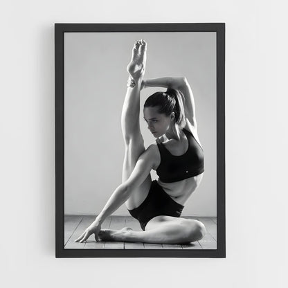 ap-yoga pose-2 cadre Noir