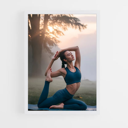 ap-yoga pose-8 cadre Blanc