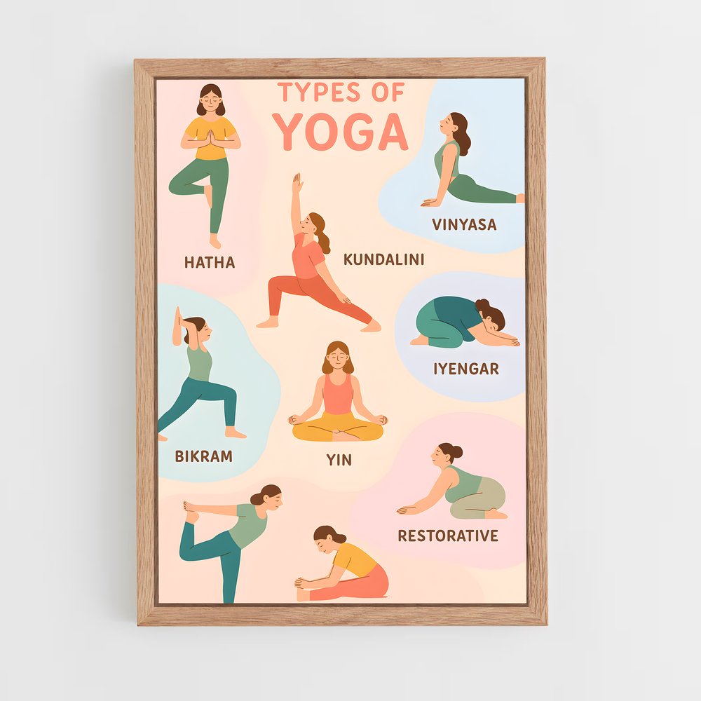 ap-yoga poses-3 cadre Bois clair