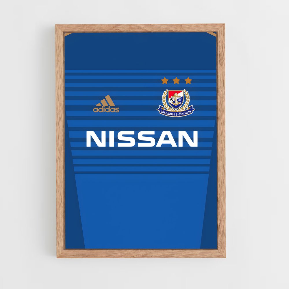 ap-yokohama f marinos-4 cadre Bois clair