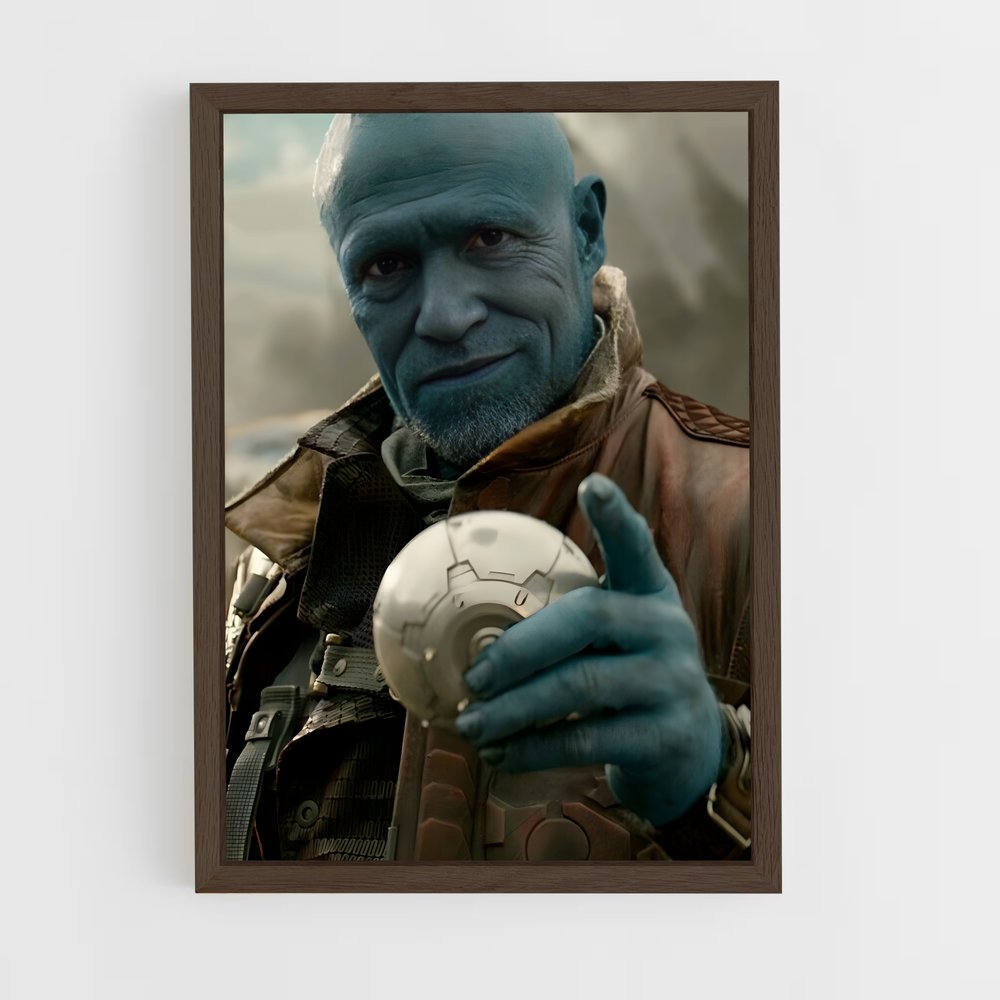 ap-yondu guardians-2 cadre Bois foncé