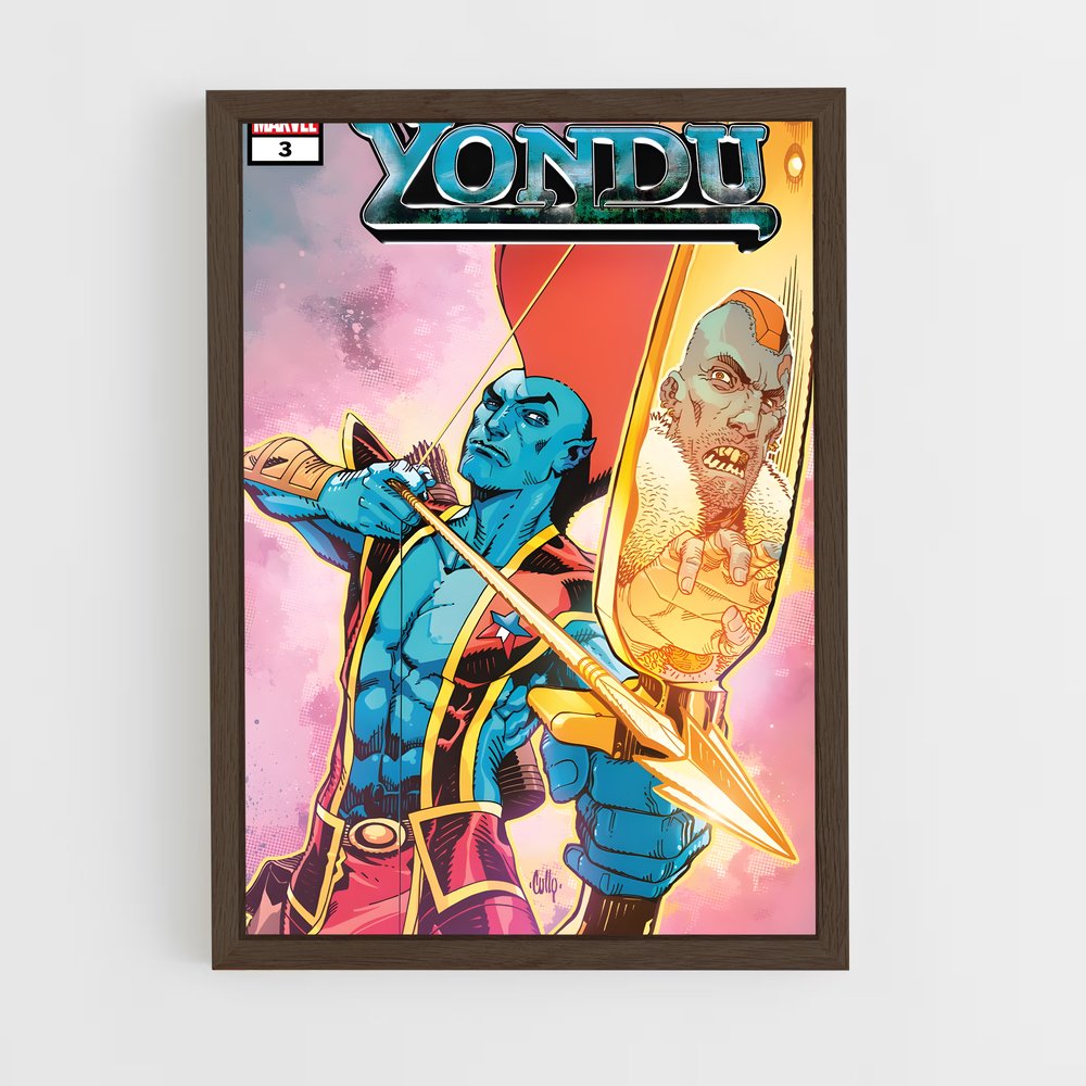 ap-yondu guardians-4 cadre Bois foncé