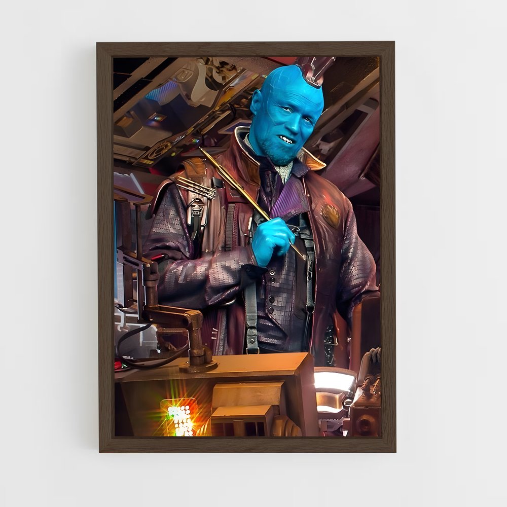 ap-yondu guardians-6 cadre Bois foncé