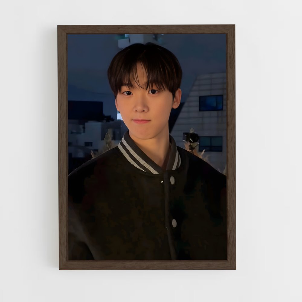 ap-yoon sanha-6 cadre Bois foncé