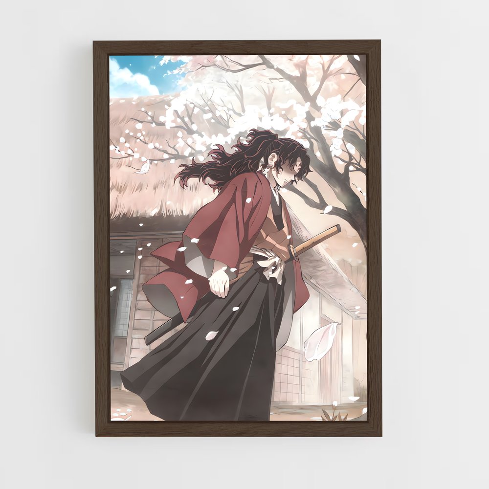 ap-yoriichi-4 cadre Bois foncé