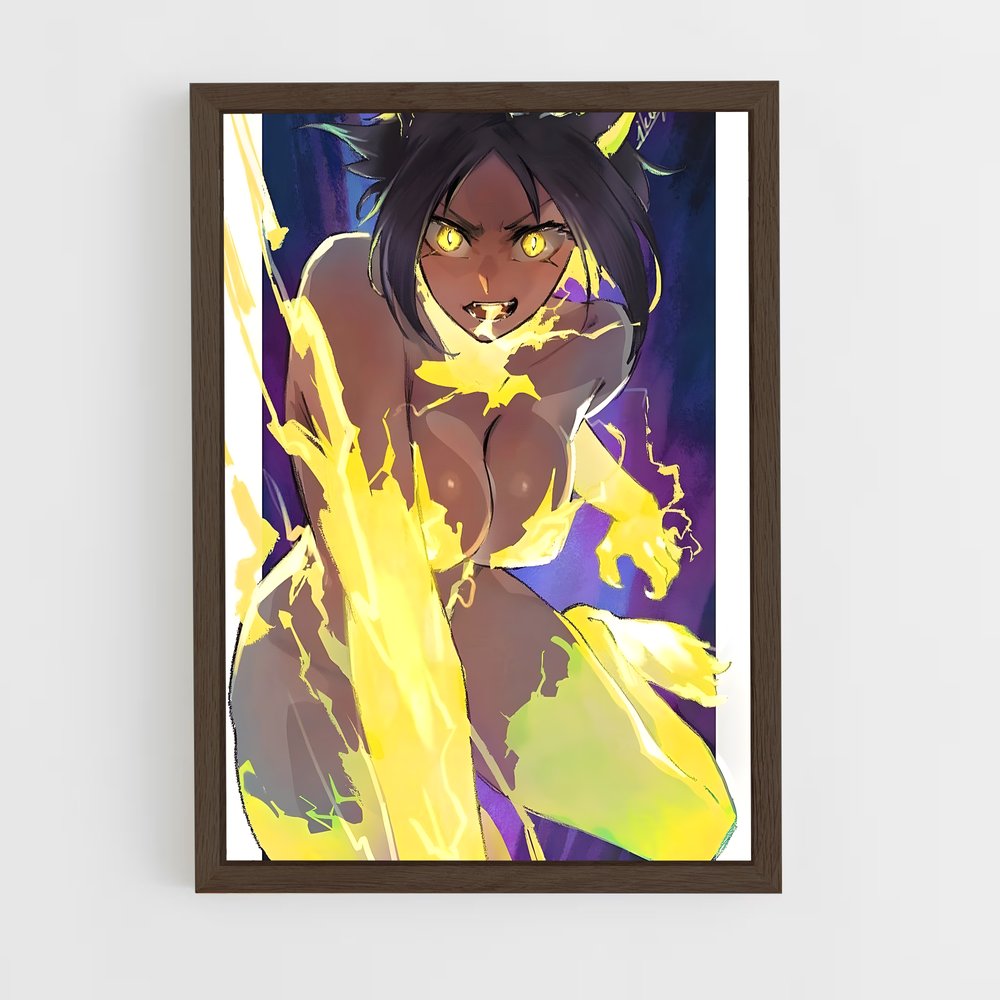 ap-yoruichi shihoin-2 cadre Bois foncé