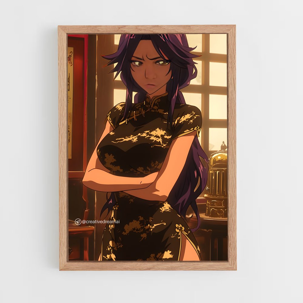 ap-yoruichi shihoin-6 cadre Bois clair