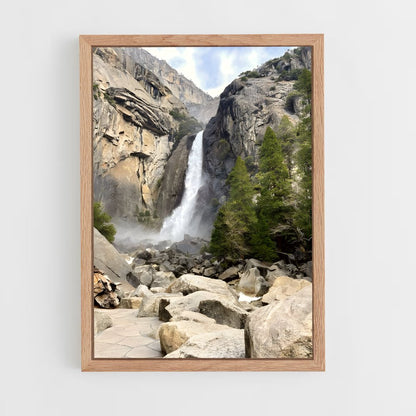 ap-yosemite falls-1 cadre Bois clair
