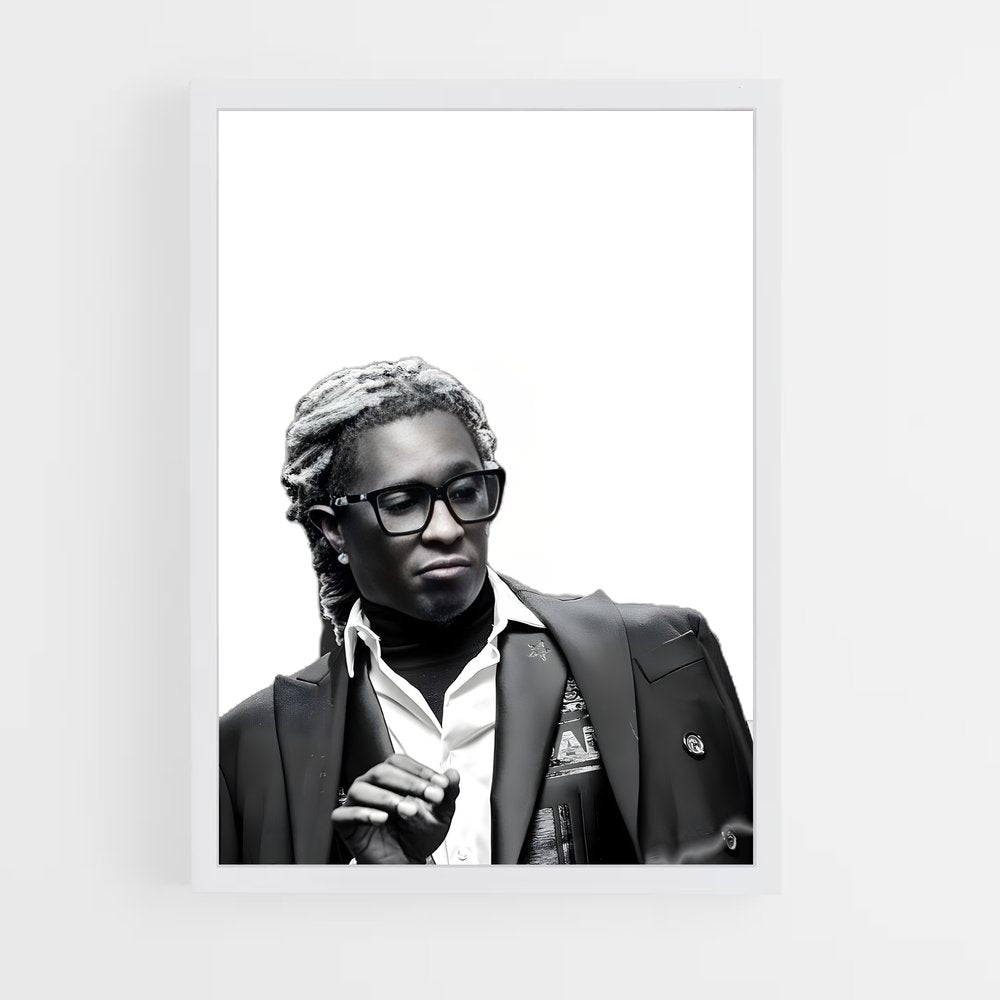 ap-young thug-3 cadre Blanc