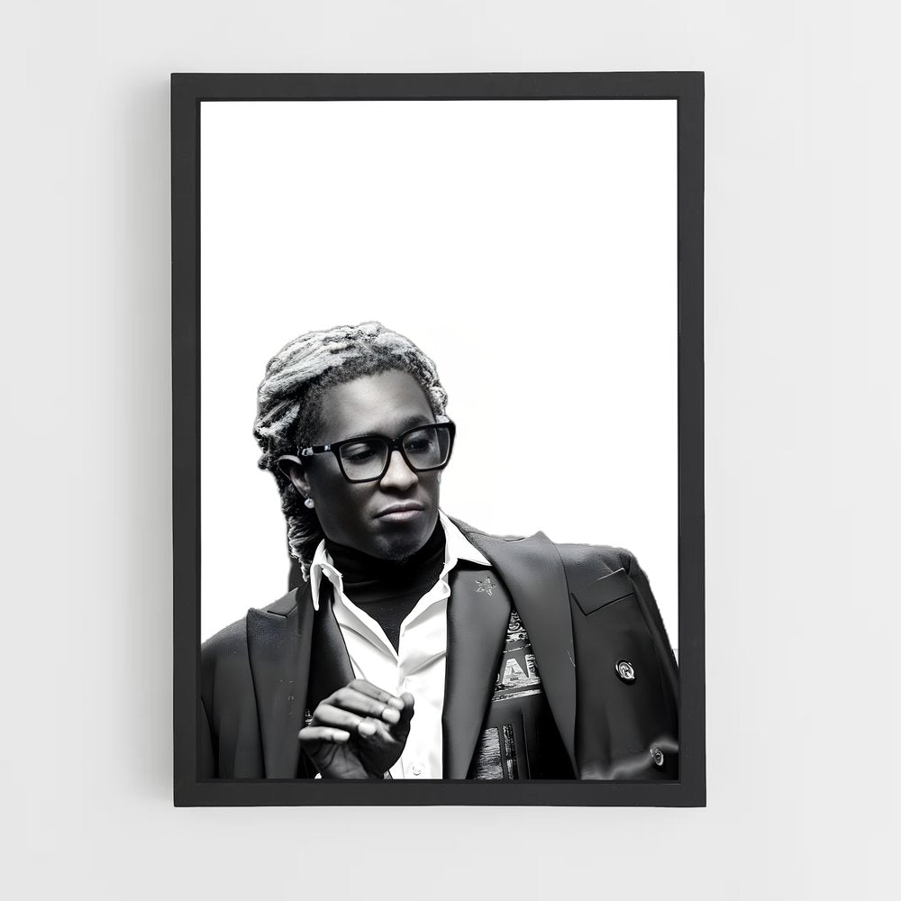 ap-young thug-3 cadre Noir