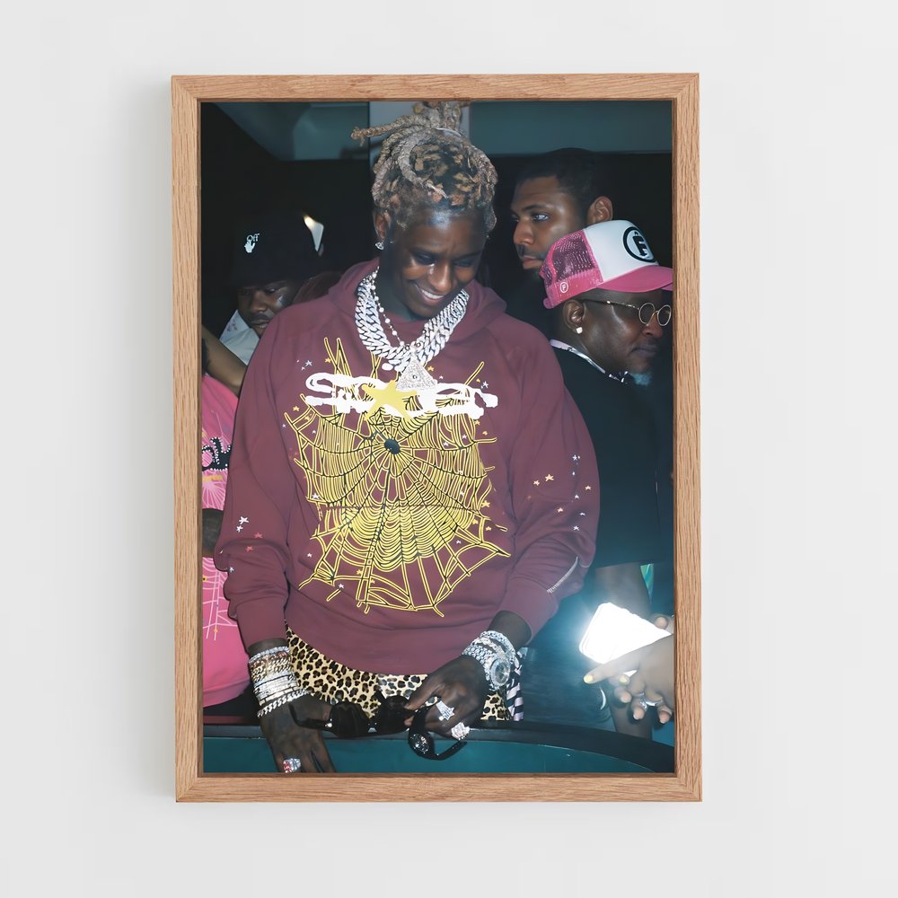 ap-young thug-4 cadre Bois clair