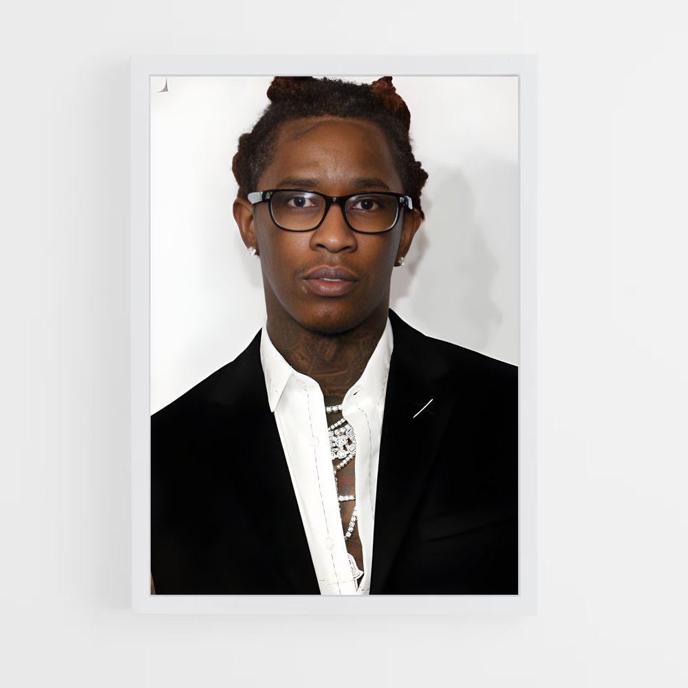 ap-young thug-5 cadre Blanc