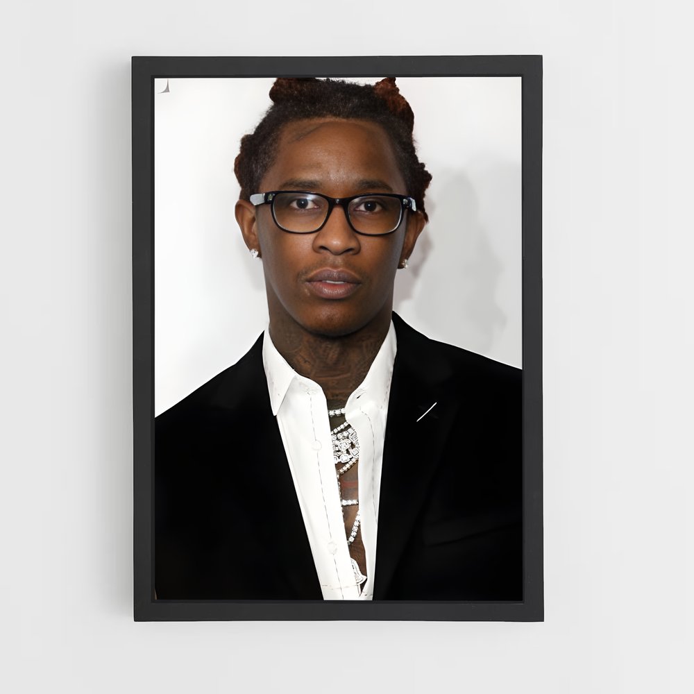 ap-young thug-5 cadre Noir