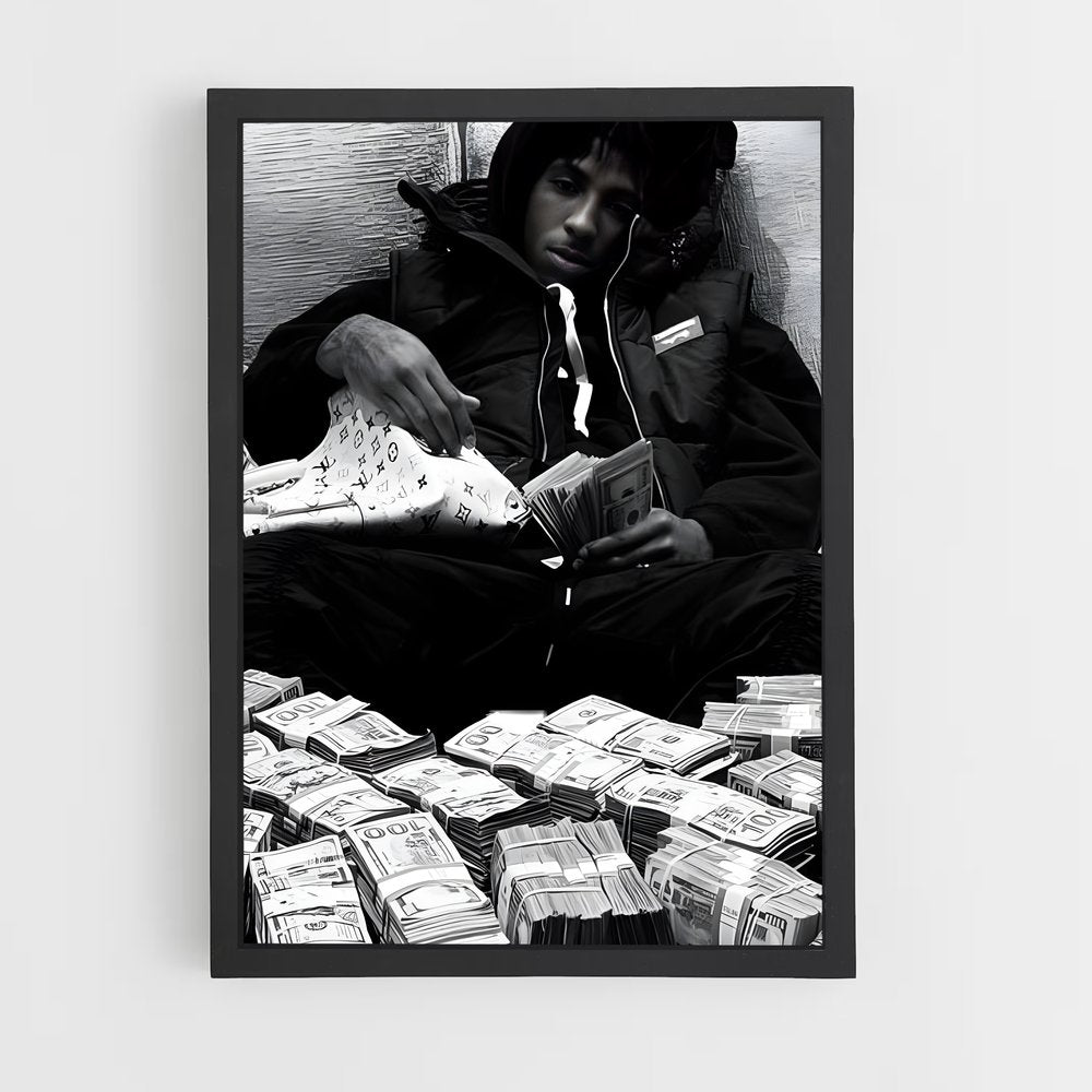 ap-youngboy never broke again-5 cadre Noir