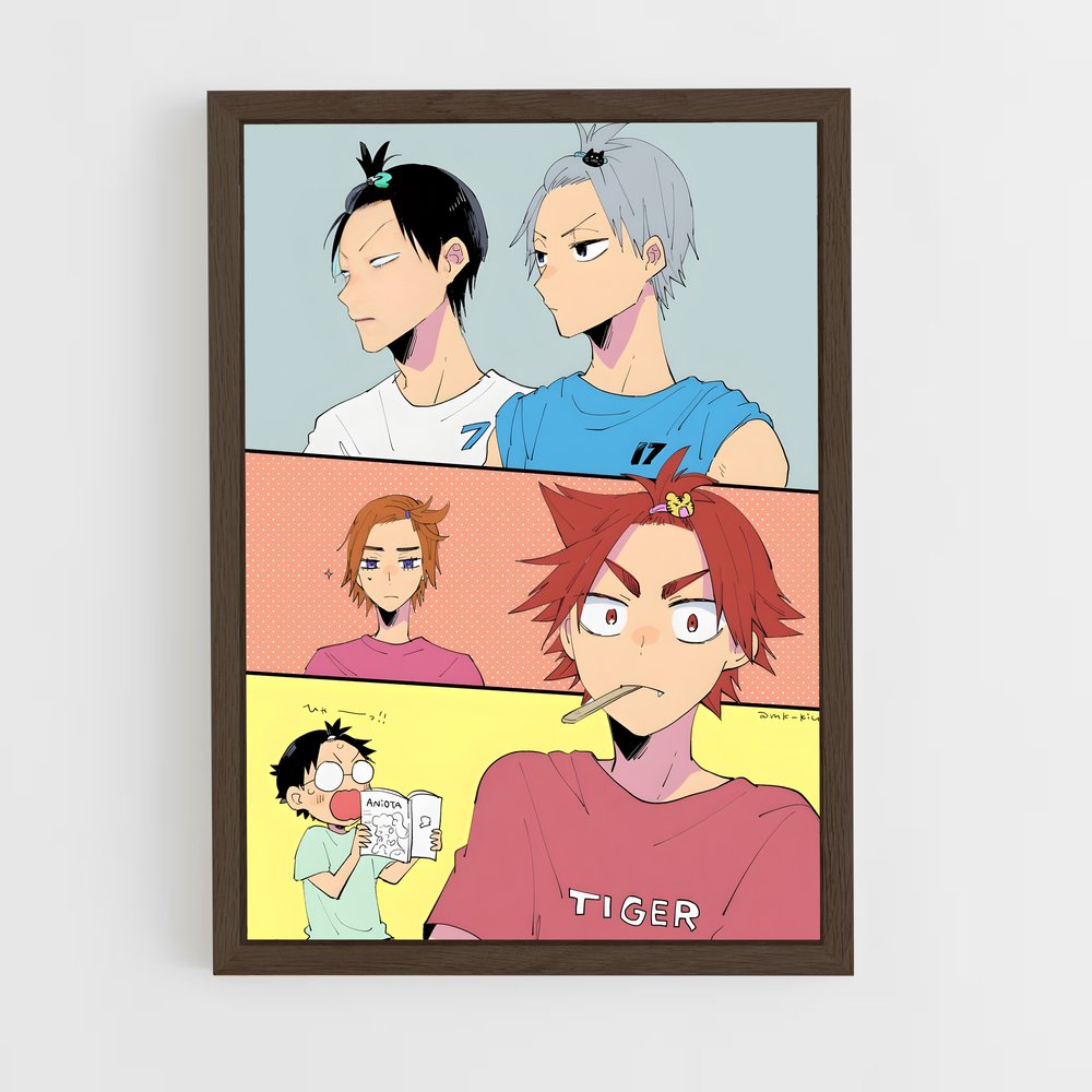 ap-yowamushi pedal-4 cadre Bois foncé