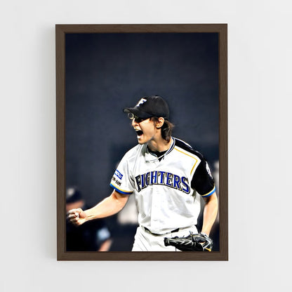ap-yu darvish-3 cadre Bois foncé