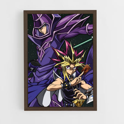 ap-yu gi oh-2 cadre Bois foncé