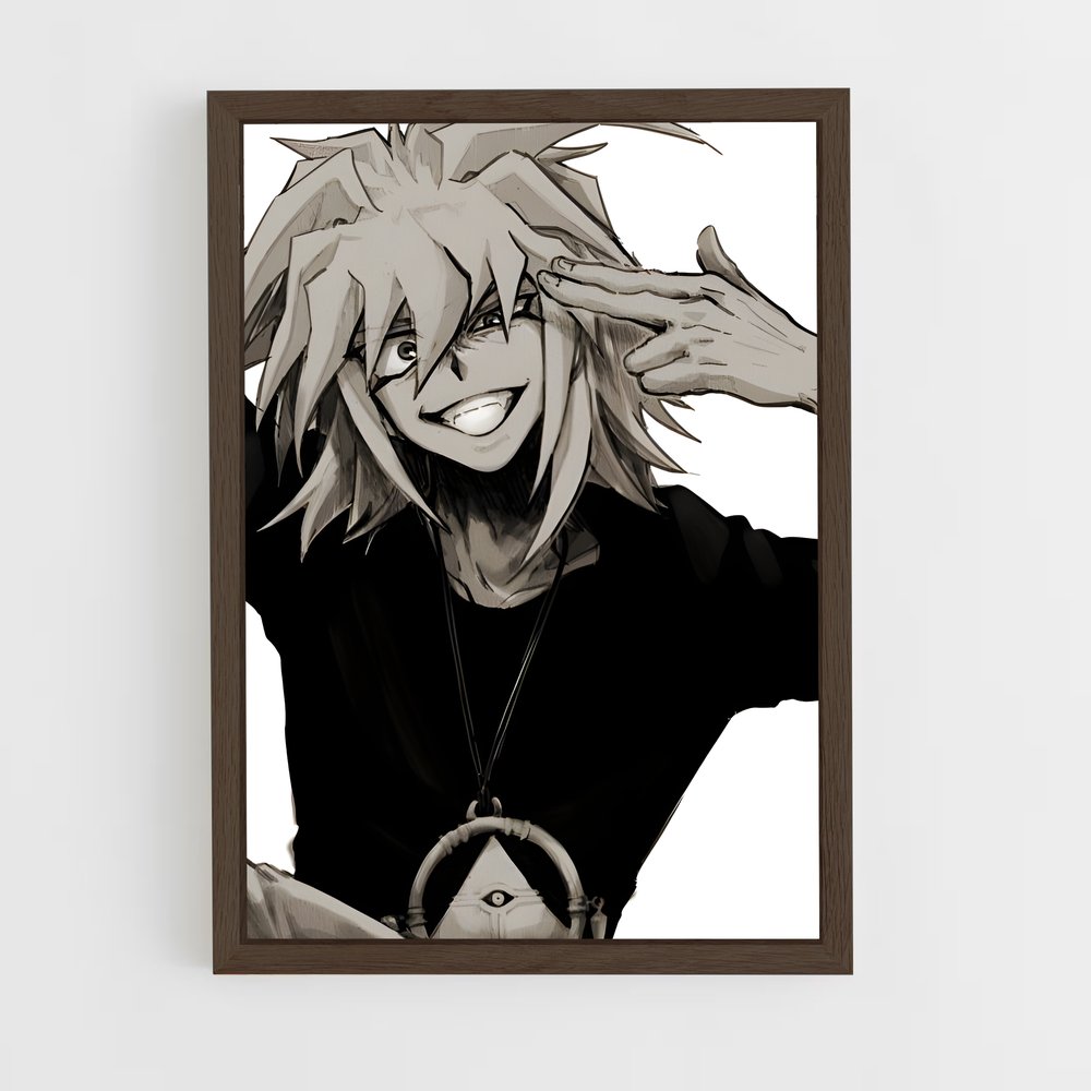 ap-yu gi oh-8 cadre Bois foncé