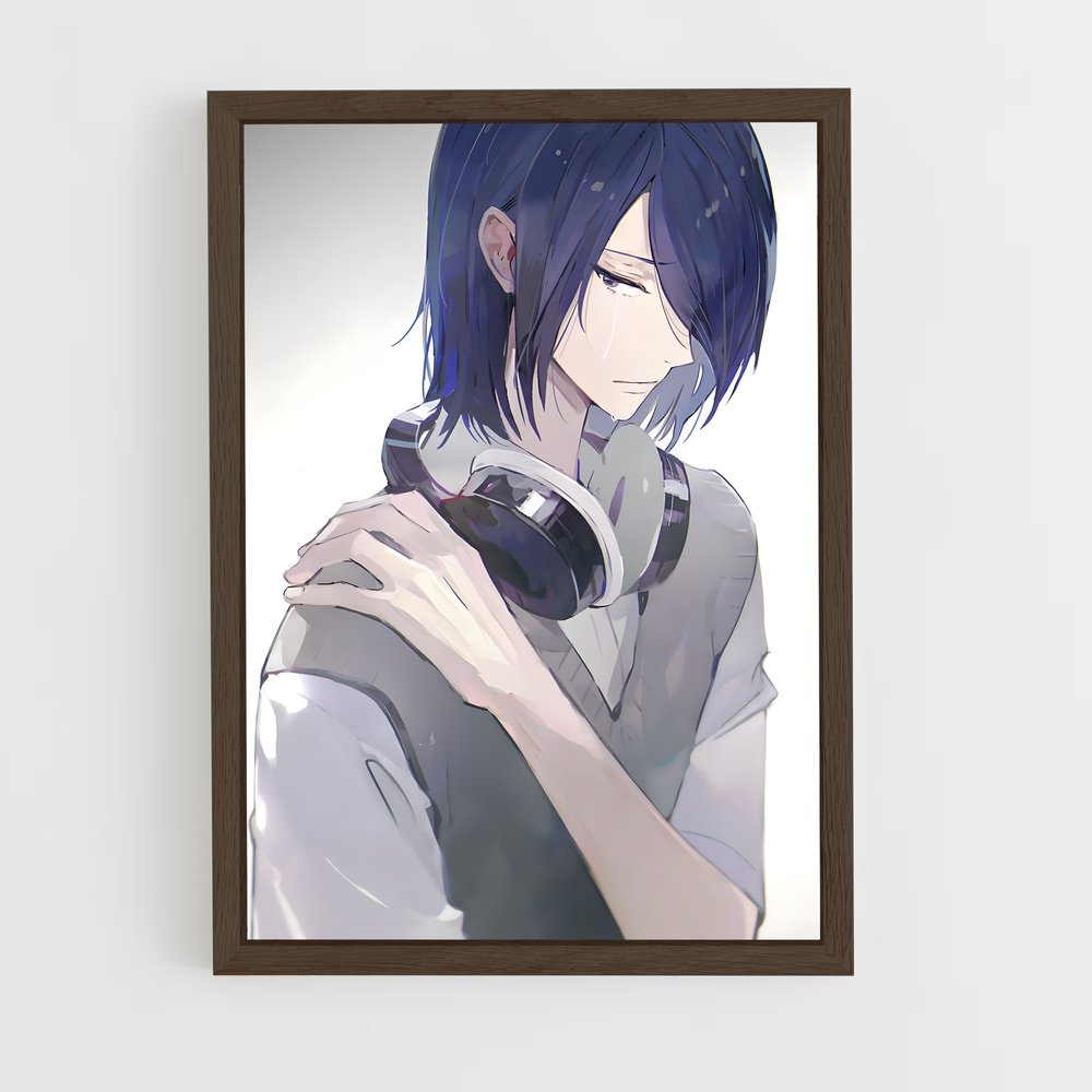 ap-yu ishigami-1 cadre Bois foncé