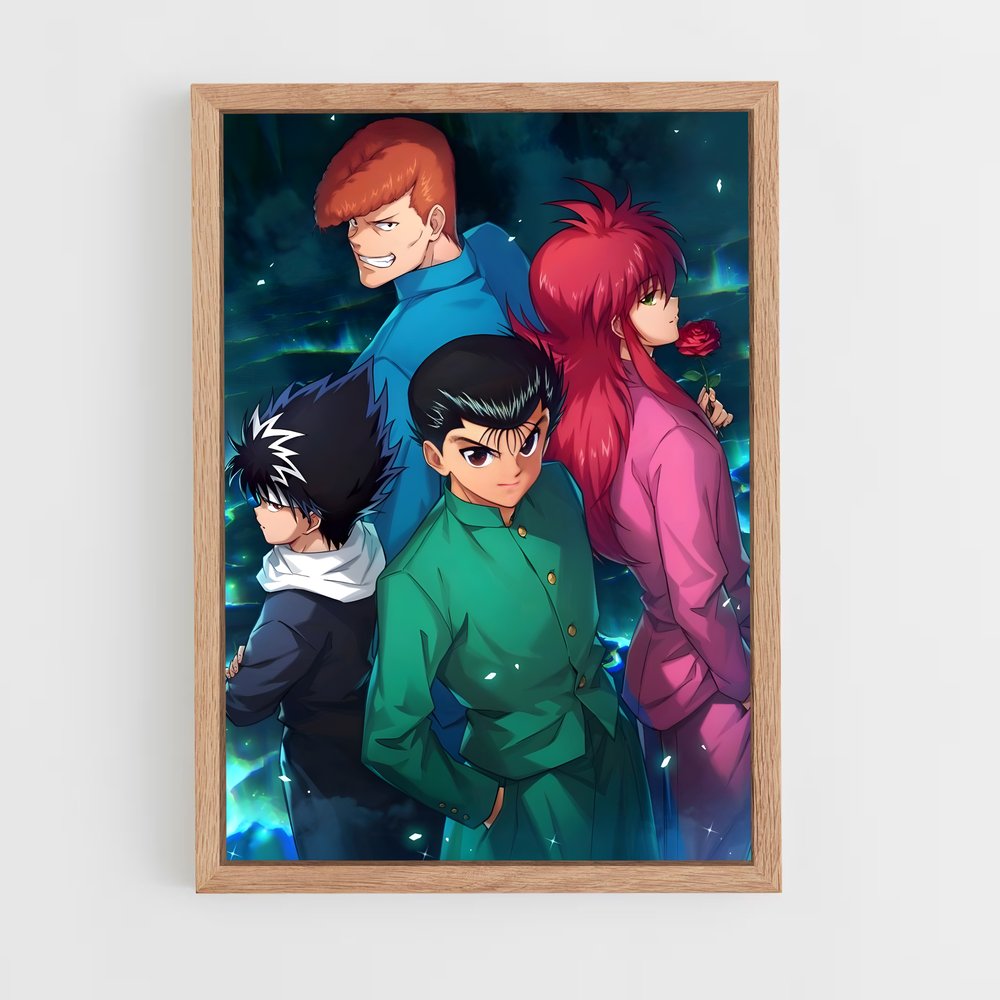 ap-yu yu hakusho-1 cadre Bois clair