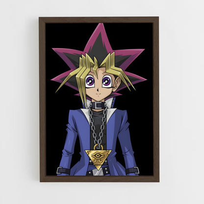 ap-yugi muto-1 cadre Bois foncé