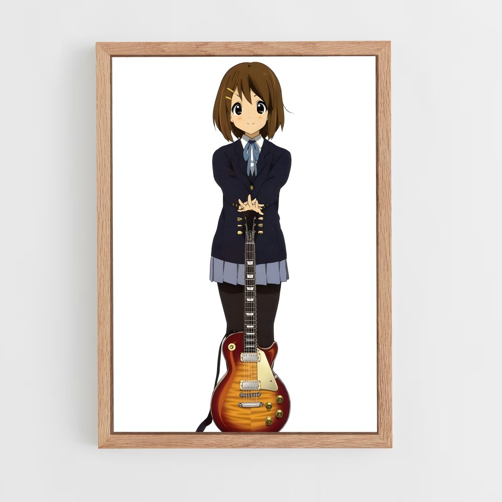 ap-yui hirasawa-1 cadre Bois clair